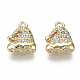 Brass Micro Pave Clear Cubic Zirconia Charms(X-KK-S348-528-NF)-1
