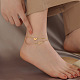 316L Surgical Stainless Steel Charm Anklets for Women(FS-WG47470-02)-1