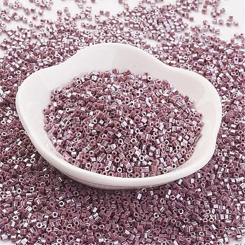 TOHO Japanese Seed Beads, 11/0, Two Cut Hexagon, (133) Opaque Luster Lavender, 2x2mm, Hole: 0.6mm, about 44000pcs/pound