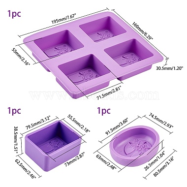 Наборы силиконовых форм(DIY-PH0004-68)-2