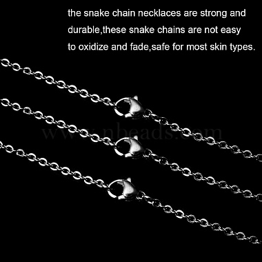 304 Stainless Steel Necklace(MAK-K004-07P)-5