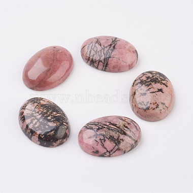 18mm Oval Rhodonite Cabochons