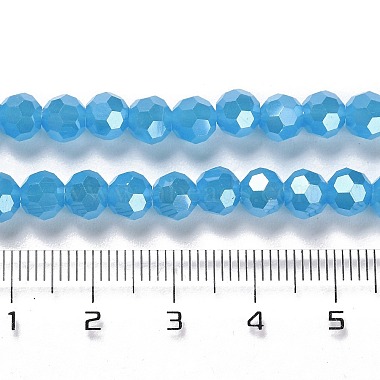 perles en verre plaquent brins(EGLA-A035-J6mm-A07)-4