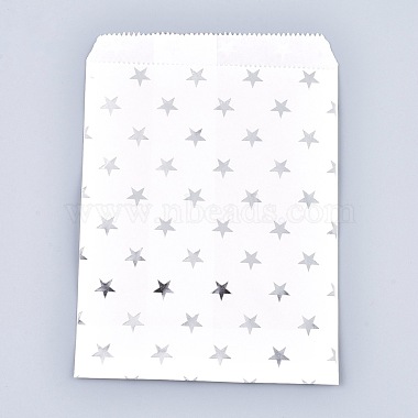 Star Pattern Eco-Friendly Kraft Paper Bags(AJEW-M207-G01-02)-2