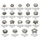 100Stk. 20 Stile Perlenkappen aus Legierung im tibetischen Stil(FIND-YW0004-06)-3
