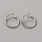 Brass Open Jump Rings, Platinum, 14x1.5mm, Inner Diameter: 11mm(KK-WH0100-598-P)