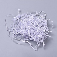 Raffia Crinkle Cut Paper Shred Filler, for Gift Wrapping & Easter Basket Filling, White, 3x0.2mm(DIY-NB0003-09B)