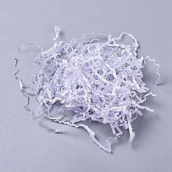 Raffia Crinkle Cut Paper Shred Filler, for Gift Wrapping & Easter Basket Filling, White, 3x0.2mm