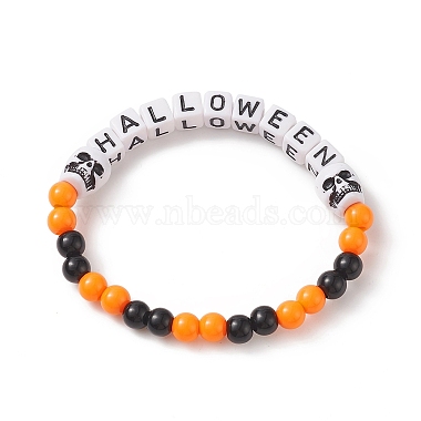 Orange Acrylic Bracelets