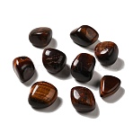 Natural Dyed & Heated Red Tiger Eye Beads, Tumbled Stone, Healing Stones, for Reiki Healing Crystals Chakra Balancing, Vase Filler Gems, No Hole/Undrilled, Nuggets, 17~30x15~27x8~22mm(G-G979-A09)