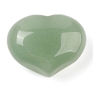 Natural Green Aventurine Love Heart Stone, Pocket Palm Stone for Reiki Balancing, 20x25~26x12~13mm(G-I367-02C)