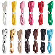 13Pcs 13 Colors PU Leather Belt for Doll Clothes Accessories, Mixed Color, 500x5.5x1mm, 1pc/color(DOLL-FG0001-04)