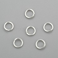 304 Stainless Steel Jump Rings, Open Jump Rings, Silver, 20 Gauge, 5.5x0.8mm, Inner Diameter: 3.8mm(STAS-H380-10S-N)