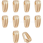 Brass Snap On Bails, 14K Gold Filled, 5.5x2.5x3.5mm, Hole: 5x2mm(KK-BC0003-55G)