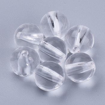 Transparent Acrylic Beads, Round, Clear, 22x21.5mm, Hole: 3.5mm, about 80pcs/500g