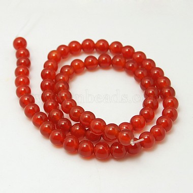 Natural Carnelian Beads Strands(G-G338-4mm-01)-2