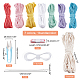 поделки радуга вязание крючком гобелен комплект(DIY-WH0301-26)-2