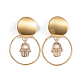 Pendientes colgantes de 304 acero inoxidable(EJEW-JE03306-01)-1