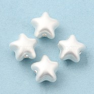 Alloy Beads, Cadmium Free & Nickel Free & Lead Free, Star, Matte Silver Color, 7x8x6mm, Hole: 0.8mm(FIND-A032-01MS)