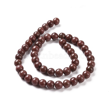 Rhodonite naturelle chapelets de perles rondes(G-J302-10-10mm)-2