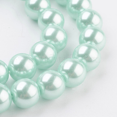 brins de perles rondes en verre teinté écologique(HY-A002-10mm-RB034N)-3