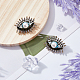dicosmetic 2pcs broche en plastique en forme d'oeil de perle avec des graines de verre perlées(JEWB-DC0001-11)-4