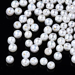 3mm White Round Pearl Beads(PEAR-K004-48C)
