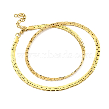 304 из нержавеющей стали цепи ожерелья(NJEW-R266-08G)-2