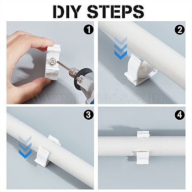 Plastic Pipe Clips(FIND-WH0137-67A)-4