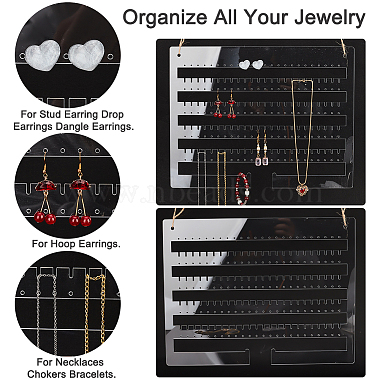 expositores de aretes de pared de acrílico transparente(EDIS-WH0030-11)-4