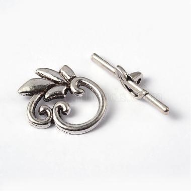 Antique Silver Toggle and Tbars