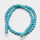 Chapelets de perles en turquoise synthétique(G-J389-02A)-2