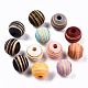 Painted Natural Wood Beads(X-WOOD-T021-54A-M)-1