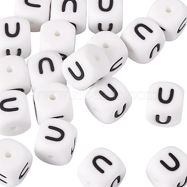 20Pcs Food Grade Eco-Friendly Silicone Beads(SIL-TADJ0001-05U)-2