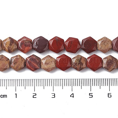 Natural Red Rainbow Jasper Beads Strands(G-K359-C09-01)-5