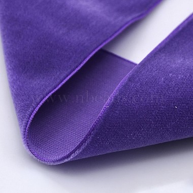 Ruban de velours en polyester pour emballage de cadeaux et décoration de festival(SRIB-M001-38mm-465)-2