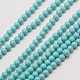 Synthetic Taiwan Turquoise Round Beads Strands(G-A130-2mm-L08)-1