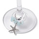 8Pcs Sea Animal Alloy Pendants Wine Glass Charms Sets(AJEW-JO00219)-3