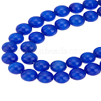 1Strand Cat Eye Beads Strands, Round, Blue, 8mm, Hole: 1.2mm(CE-LP0001-01)