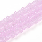 Baking Painted Glass Beads Strands, Mushroom, Plum, 11.5~12x7.5~8mm, Hole: 0.8mm, about 65~67pcs/strand, 30.31~31.10 inch(77~79cm)(DGLA-N007-01E)