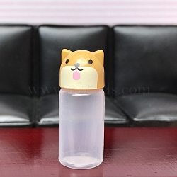 Resin Animal Water Cup Model, Micro Landscape Dollhouse Accessories, Pretending Prop Decorations, Bear, 38x15mm(PW-WG25929-02)