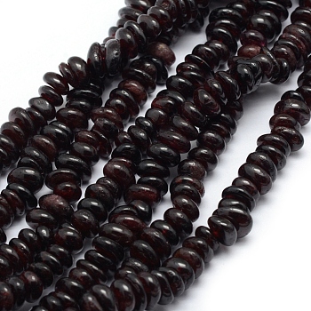 Natural Garnet Beads Strands, Chip, 6~9mm, Hole: 0.8mm, about 33 inch(84cm)
