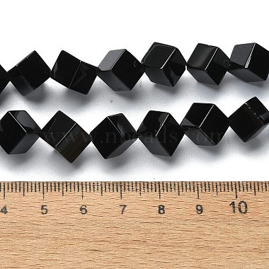 Natural Black Onyx Beads Strands(G-C135-D02-03)-5