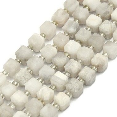 Cube Crazy Agate Beads