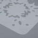 Modèles de pochoirs de peinture de dessin réutilisables en plastique(DIY-F018-B19)-3