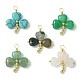 Saint Patrick's Day Natural & Synthetic Mixed Gemstone Pendants(PALLOY-JF02235)-1