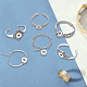 6Pcs 6 Style Alloy Interchangeable Snap Link Cuff Bangles & Charm Bracelets Settings(DIY-DR0001-06)-5