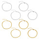 8Pcs 4 Style 304 Stainless Steel Herringbone Chains Bracelets Set for Men Women(BJEW-UN0001-34)-1