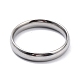 Ионное покрытие (ip) 304 простое кольцо из нержавеющей стали для женщин(RJEW-B036-08)-2