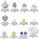 kits de fabrication de bijoux pour bracelets pendentifs en perles de verre et alliages(DIY-FS0006-25)-4